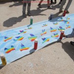 preparazione striscioni