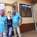 Bockarie e Shabab dello staff in Sierra Leone